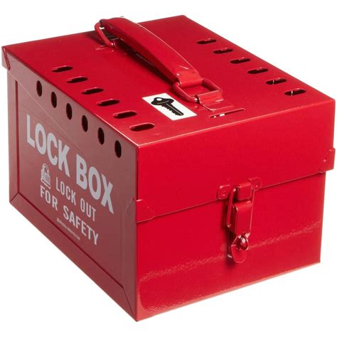 metal box with lock